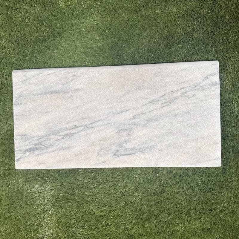 Carrara Equinox Marble 3cm Bullnose Pool Coping 16x24 - Image 4