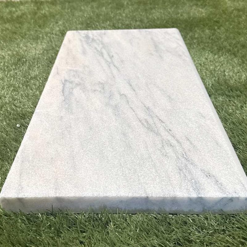 Carrara Equinox Marble 3cm Bullnose Pool Coping 16x24 - Image 5
