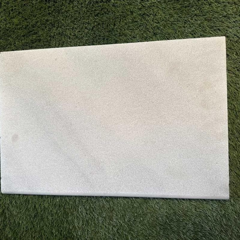 White Marble 3cm Bullnose Pool Coping 16x24 - Image 2
