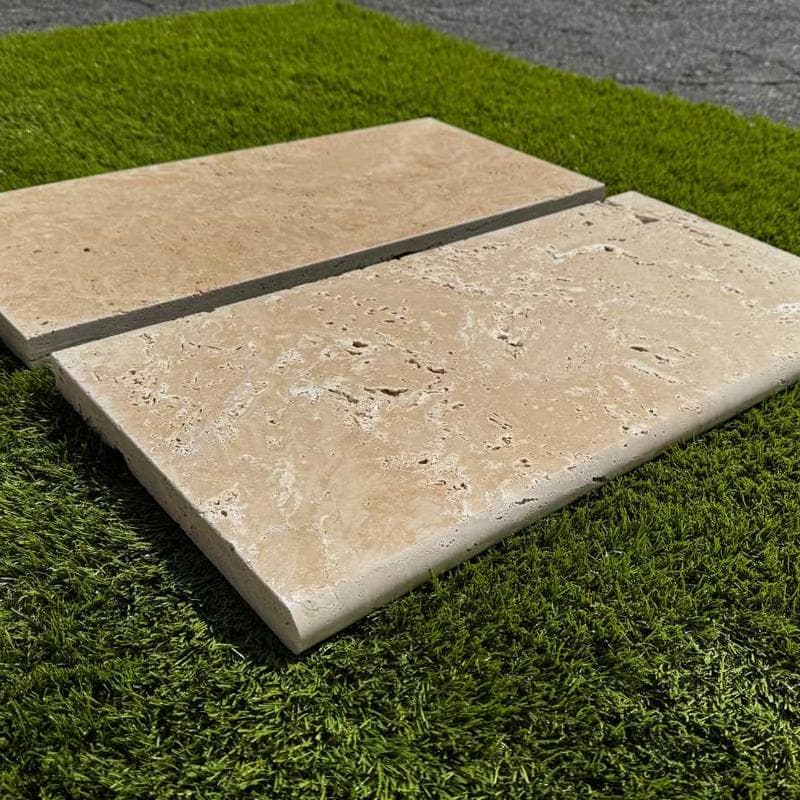 Cordoba Cream 3cm Bullnose Pool Coping 12x24 - Image 4