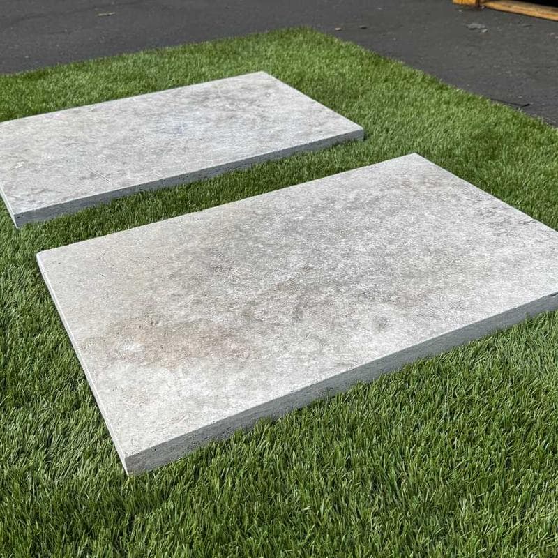 Silver Travertine 3cm Paver 16x24 - Image 4