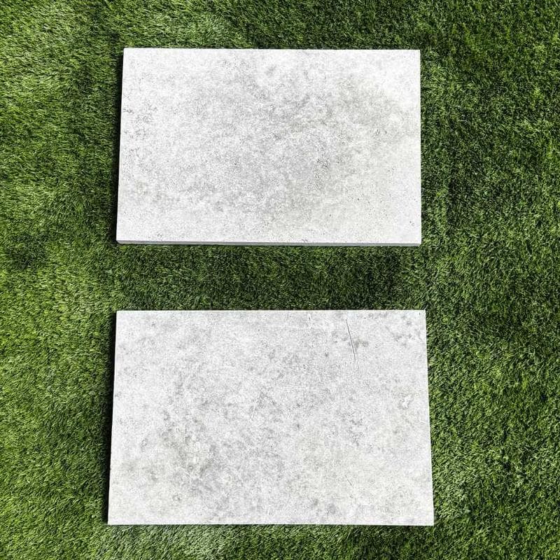 Silver Travertine 3cm Paver 12x12 - Image 2