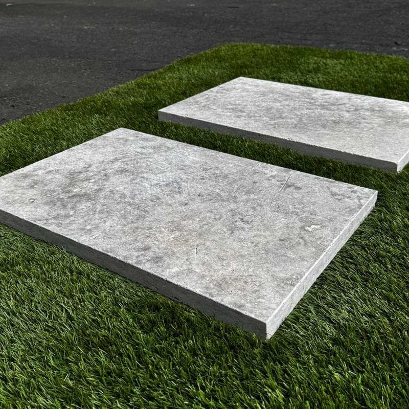 Silver Travertine 3cm Paver 6x12 - Image 3