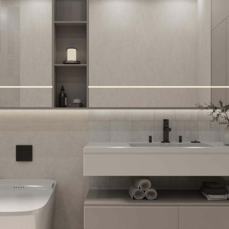 Bathroom 3D Rendering - Image 3