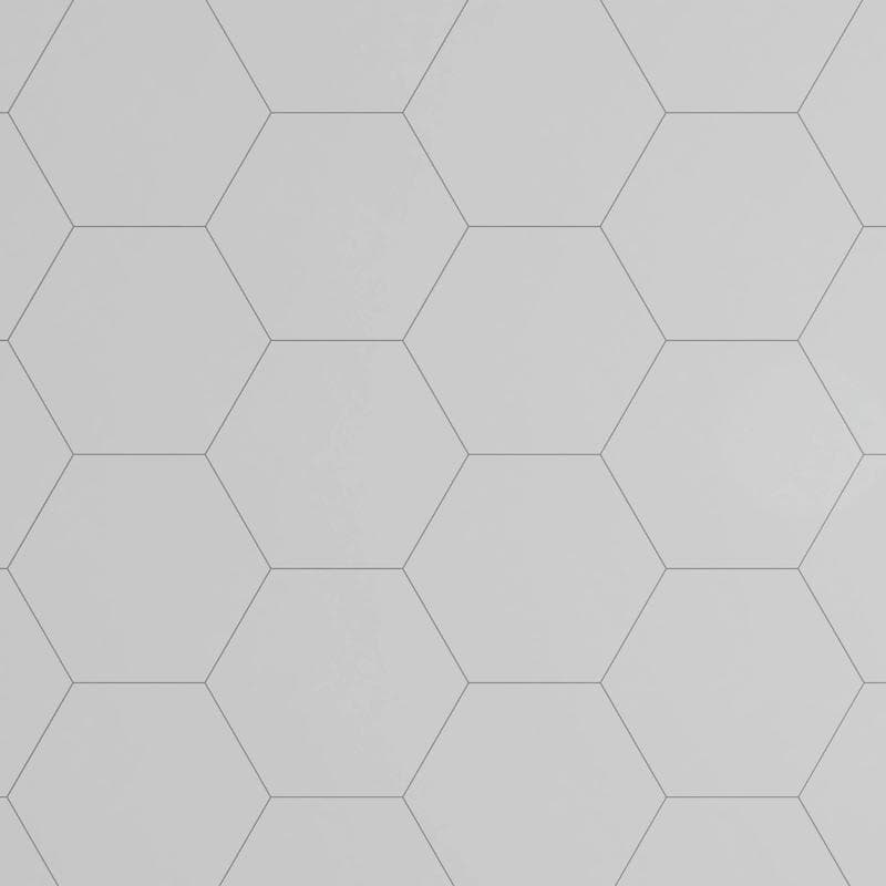 Riviera Solid White 8x9 Hexagon - Image 6
