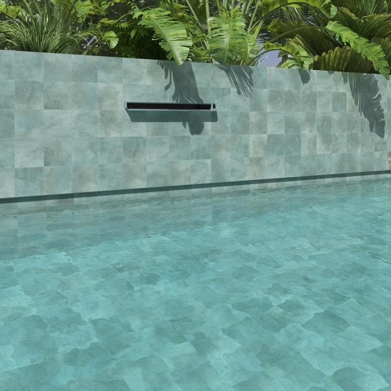 Demeter Teal Bullnose 6x6 Trim - Image 2
