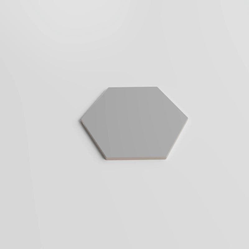 Riviera Solid Gray 8x9 Hexagon - Image 4