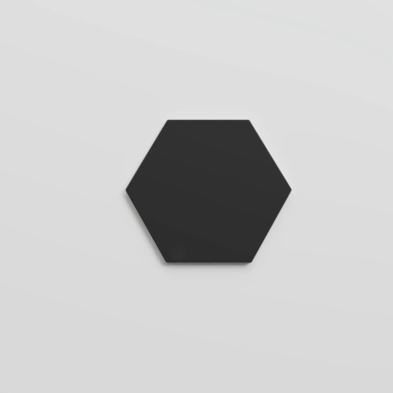 Riviera Solid Black 8x9 Hexagon - Image 3