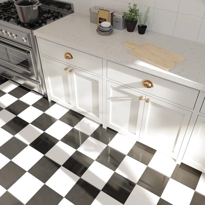 Riviera Solid Black 8x8 - Image 9
