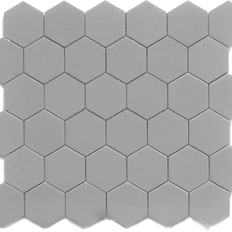 Mood Mosaics MG Gray 12x12 Mos. Hexagon 2x2 - Image 1