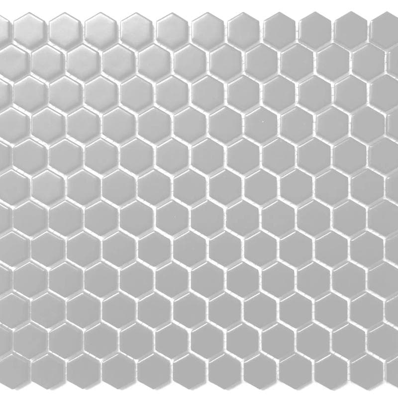 Mood Mosaics MG Gray 12x12 Mos. Hexagon 1x1 - Image 1
