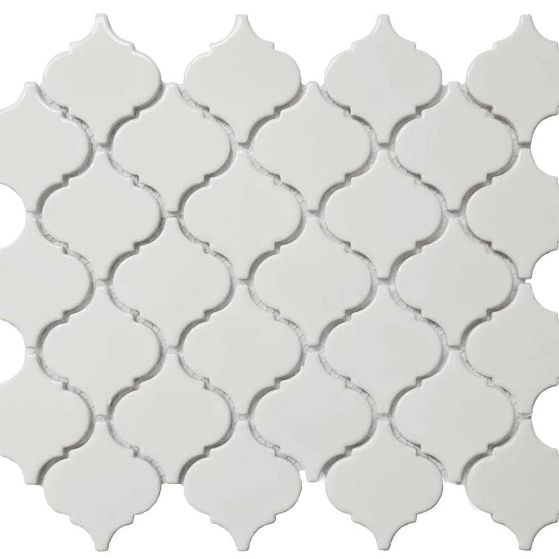Mood Mosaics BG White 12x12 Mos. Lantern 2 - Image 1
