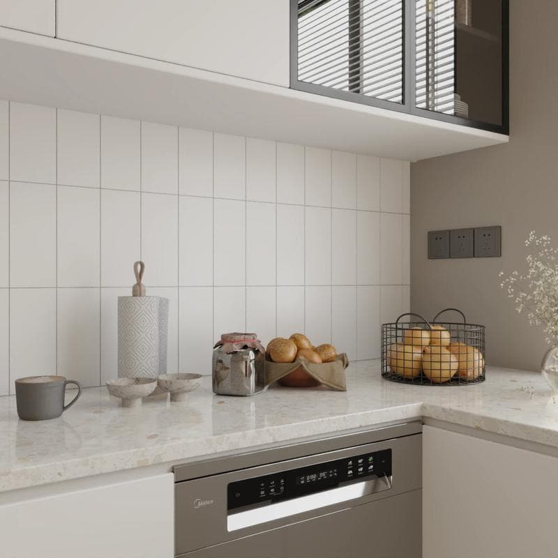 Mood Matte White Ice 4-1/4 x 10 - Image 8