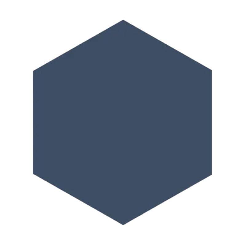 Marquise Hexagon Azul Matte 5x6 - Image 1