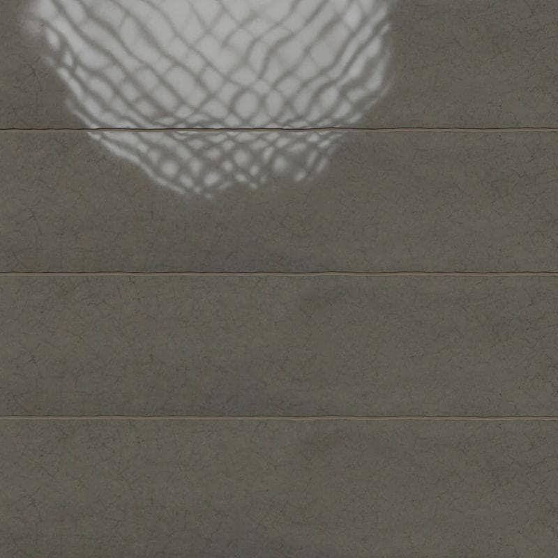Chroma Crackled 3x12 Taupe Bullnose - Image 1