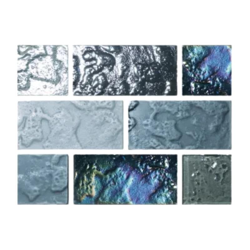 Aquabella Odyssey Naxos 2x4 Glass Mosaic 12"x12" Pool Tile (OD-2444) - Image 1