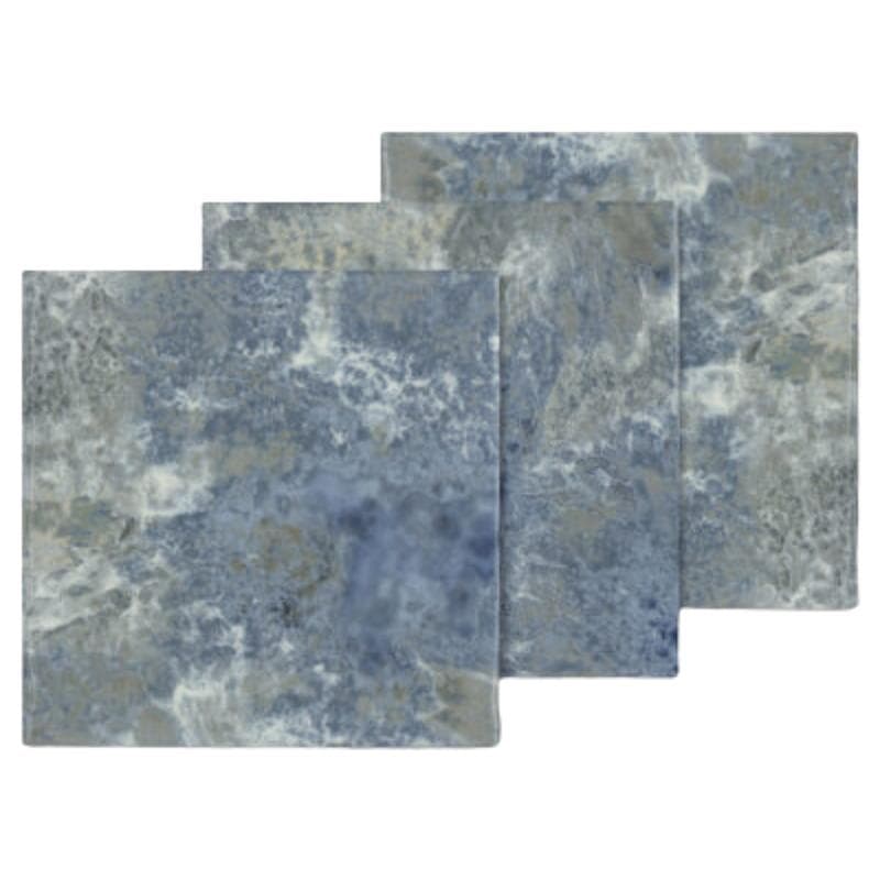 Aquabella Gemstones Turquoise 6x6 Porcelain Bullnose Pool Tile - Image 1
