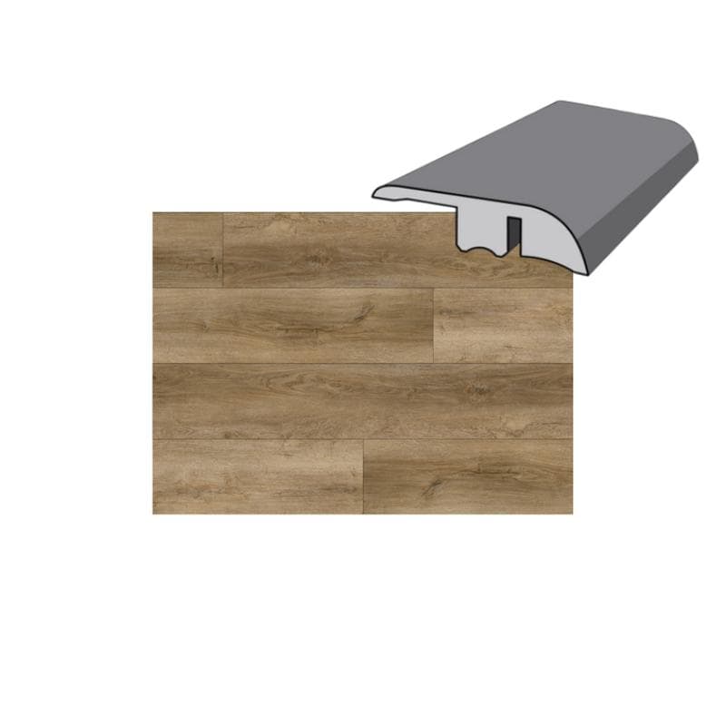 Bloom Chestnut 20 mil 94 x 1-3/4 Reducer Luxury Vinyl Plank - Image 1