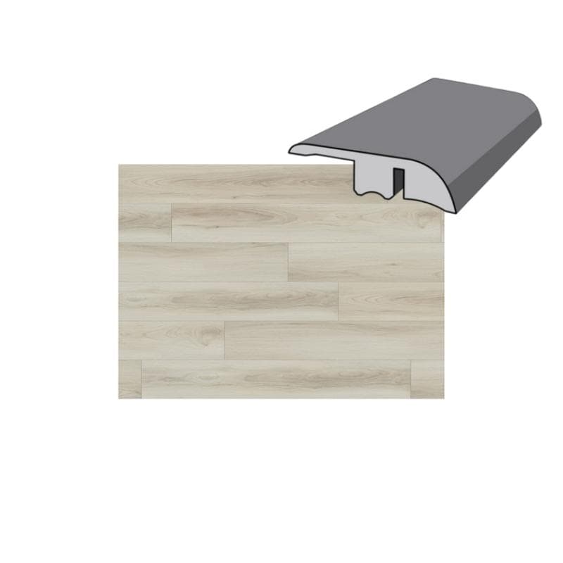 Ashen Linen 12 mil 94 x 1-3/4 Reducer Luxury Vinyl Plank - Image 1