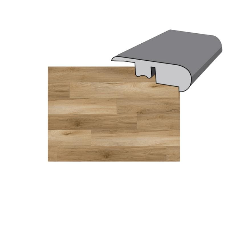 Ashen Birch 12 mil 94 x 1-3/4 Round Stair Nose Luxury Vinyl Plank - Image 1