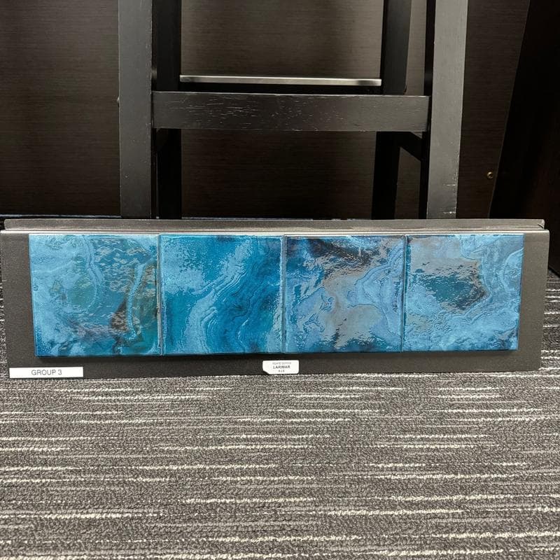 Aquabella Agate Larimar 6x6 Porcelain Field Tile Pool Tile - Image 2