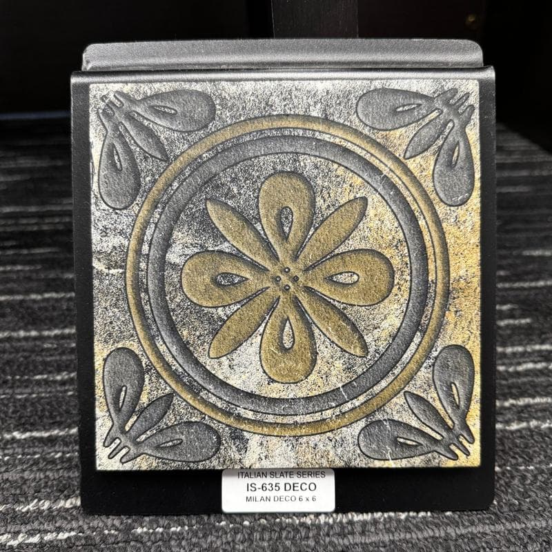 Aquabella Italian Slate Milan 6x6 Porcelain Field Tile Pool Tile (IS-635) - Image 5