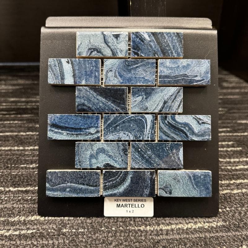 Aquabella Key West Martello 1x2 Porcelain Mosaic 12"x12" Pool Tile - Image 2