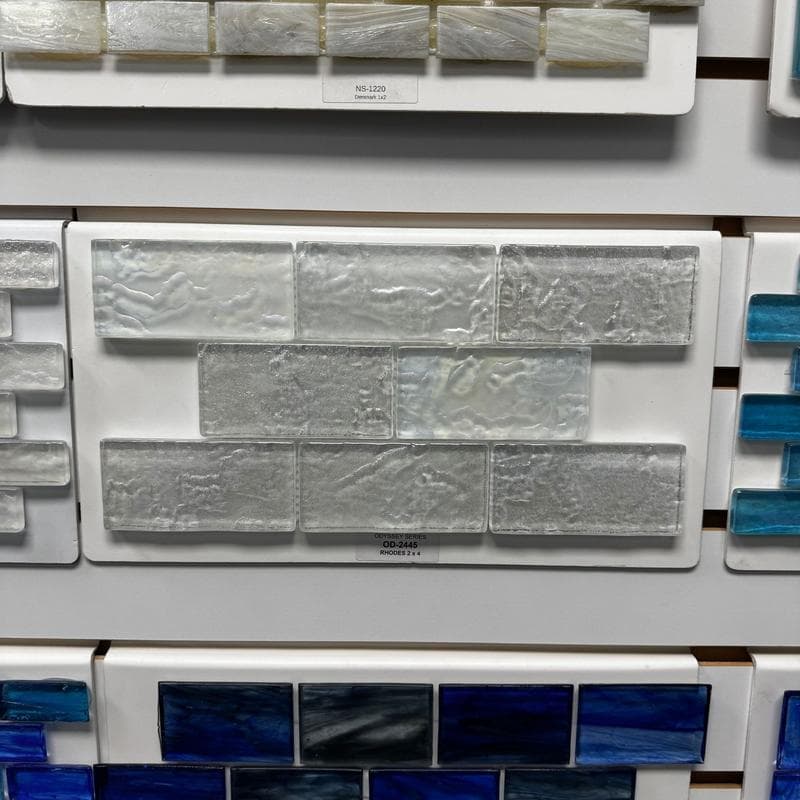 Aquabella Odyssey Rhodes 2x4 Glass Mosaic 12"x12" Pool Tile (OD-2445) - Image 2