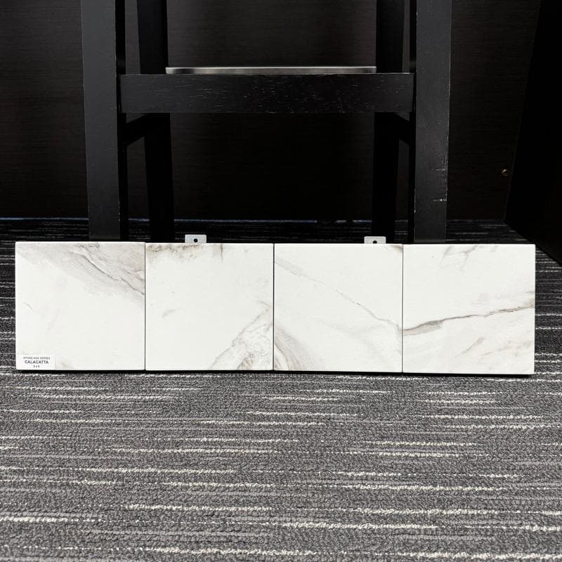 Aquabella Stone Age Calacatta 6x6 Porcelain Field Tile Pool Tile - Image 2
