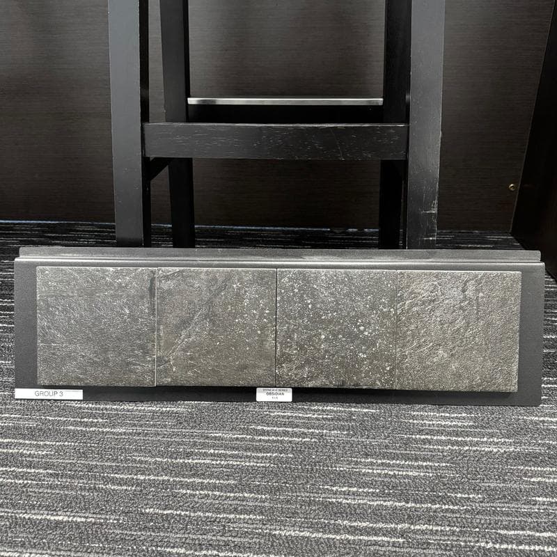 Aquabella Stone Age Obsidian 6x6 Porcelain Bullnose Pool Tile - Image 2