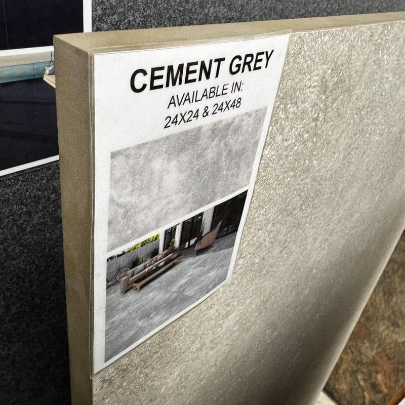 Cement Grey 2cm Paver 24x24 - Image 10