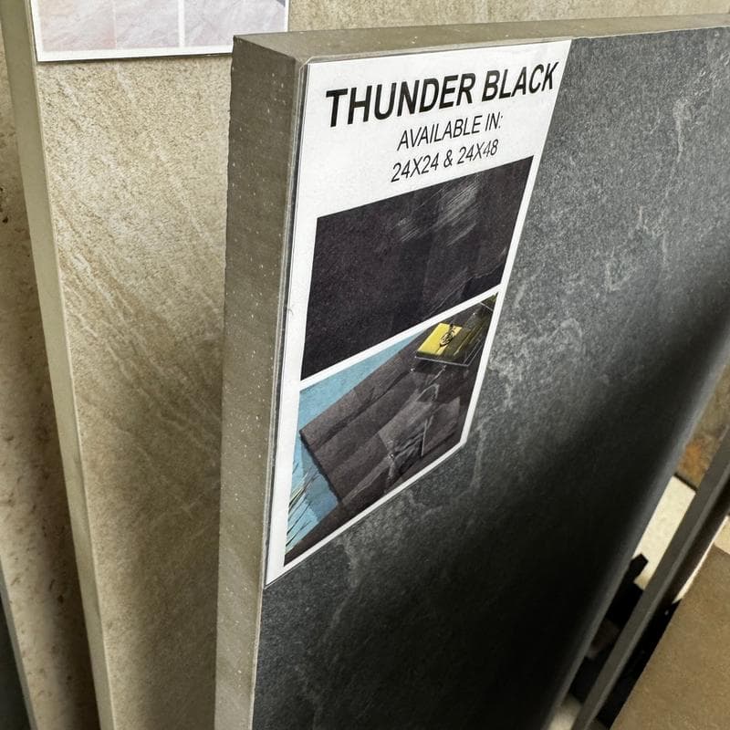 Thunder Black 2cm Paver 24x24 - Image 5