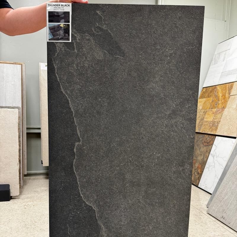 Thunder Black 2cm Paver 24x24 - Image 6