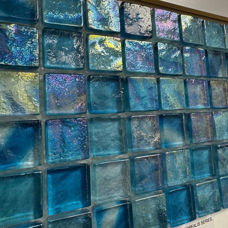 Aquabella Aurora Borealis Marvel 1x1 Glass Mosaic 12"x12" Pool Tile (AB-1111) - Image 7