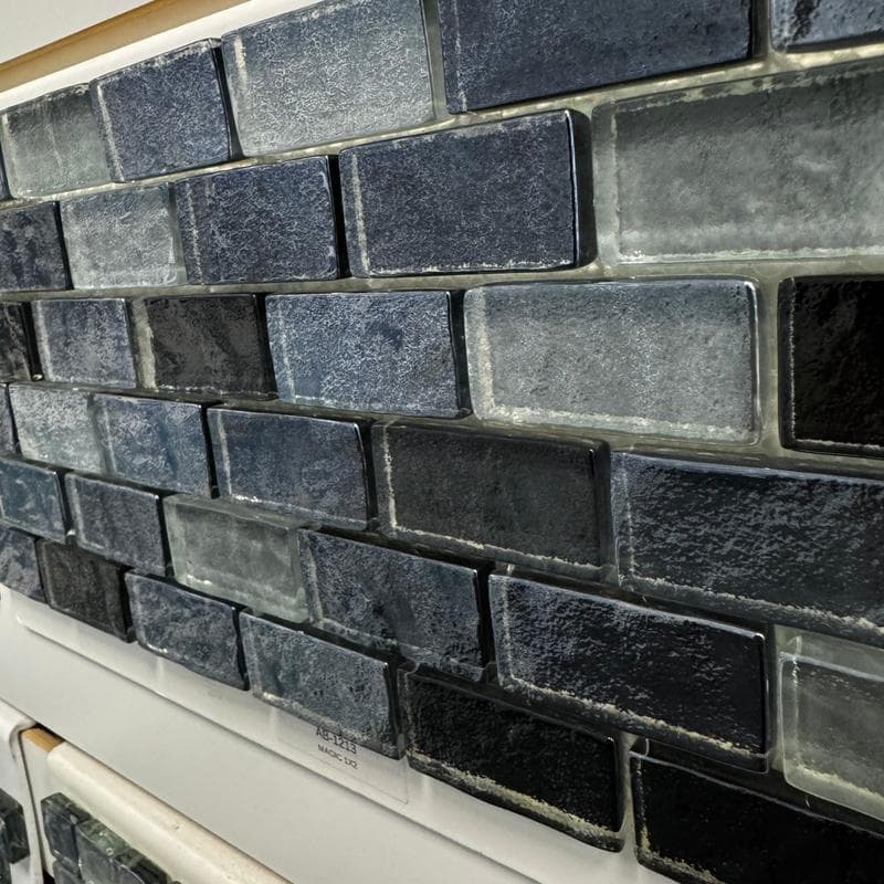 Aquabella Aurora Borealis Magic 1x2 Glass Mosaic 12"x12" Pool Tile (AB-1213) - Image 4
