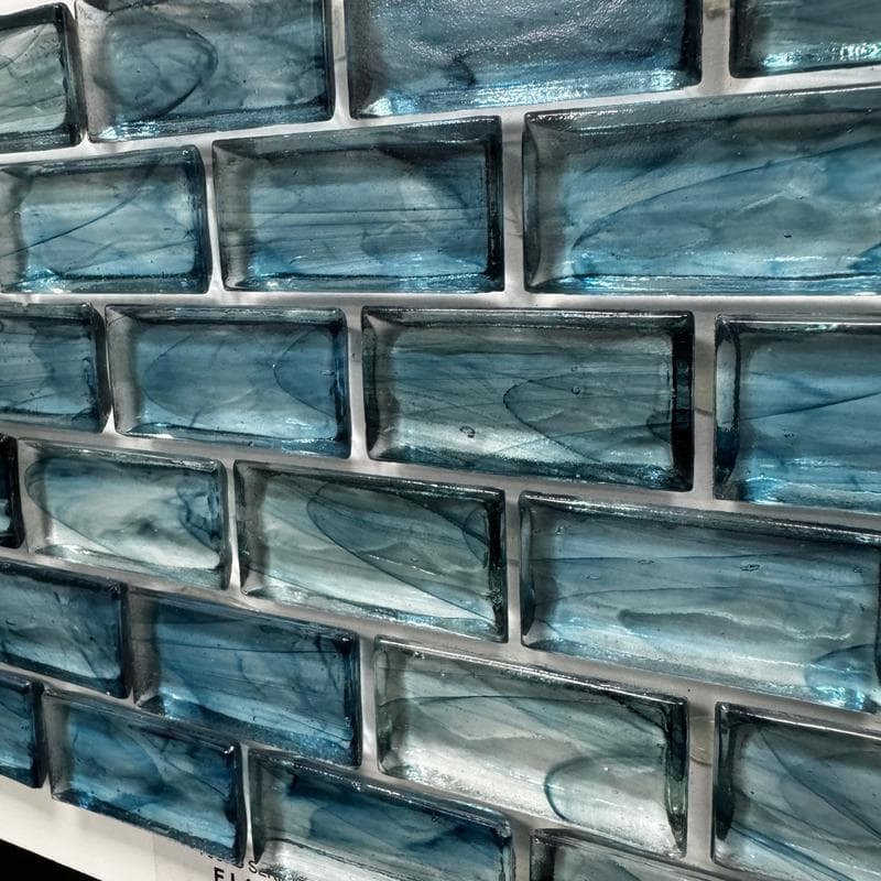 Aquabella Fjord Majestic 1x2 Glass Mosaic 12"x12" Pool Tile (FJ-1297) - Image 3