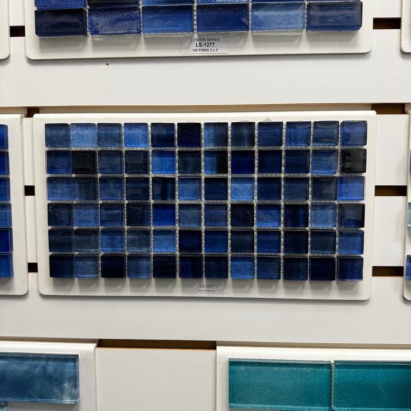 Aquabella London Victoria 1x1 Glass Mosaic 12"x12" Pool Tile (LS-1177) - Image 7