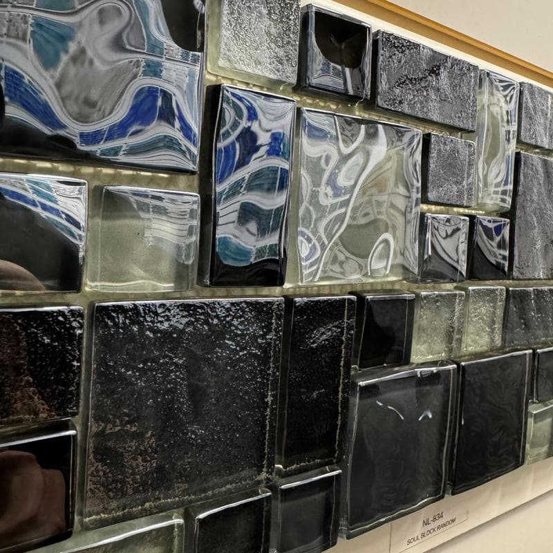 Aquabella Night Life Soul Block Random Glass Mosaic 12"x12" Pool Tile (NL-834) - Image 4