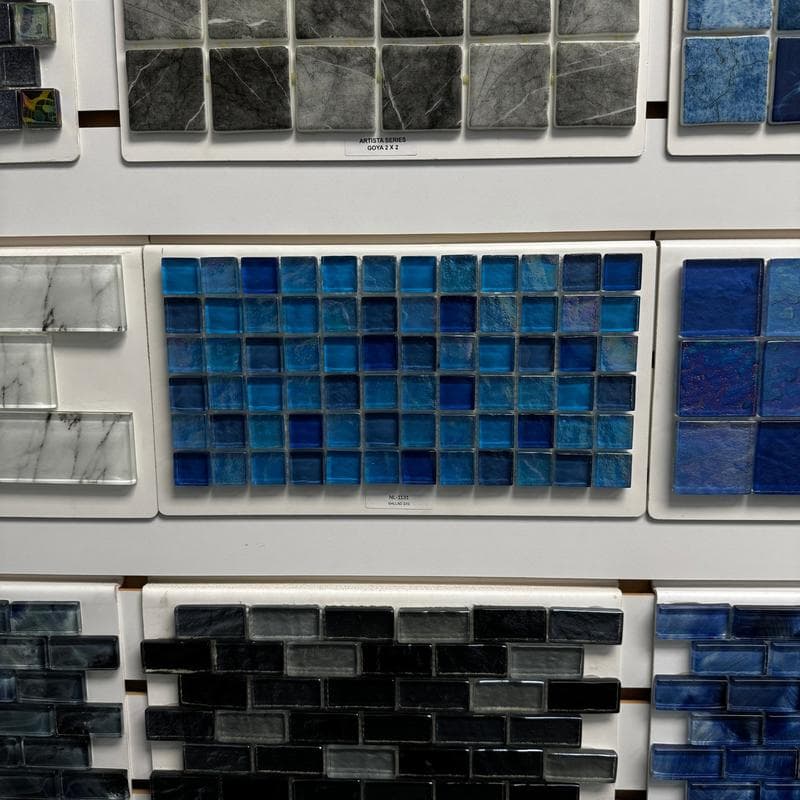 Aquabella Night Life Ballad 1x1 Glass Mosaic 12"x12" Pool Tile (NL-1131) - Image 7