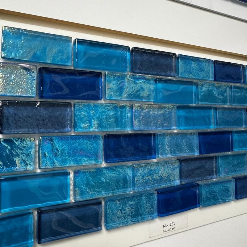 Aquabella Night Life Ballad 1x2 Glass Mosaic 12"x12" Pool Tile (NL-1231) - Image 3