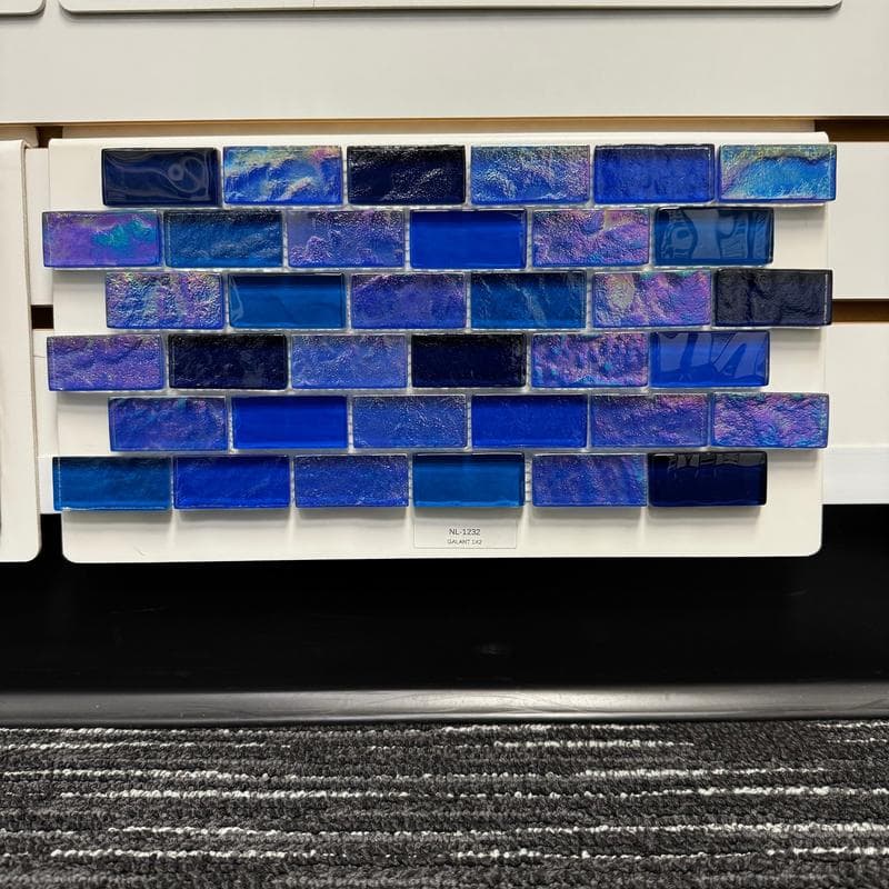Aquabella Night Life Galant 1x2 Glass Mosaic 12"x12" Pool Tile (NL-1232) - Image 2