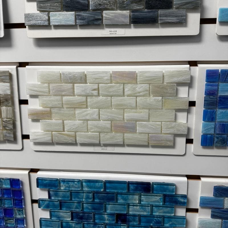 Aquabella North Seas Iceland 1x2 Glass Mosaic 12"x12" Pool Tile (NS-1212) - Image 2