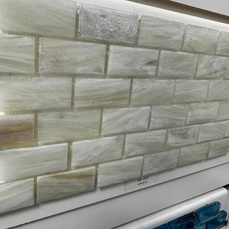 Aquabella North Seas Iceland 1x2 Glass Mosaic 12"x12" Pool Tile (NS-1212) - Image 3
