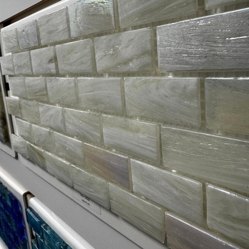 Aquabella North Seas Caspian 1x2 Glass Mosaic 12"x12" Pool Tile (NS-1213) - Image 4
