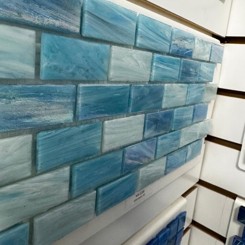 Aquabella North Seas Icelandic 1x2 Glass Mosaic 12"x12" Pool Tile (NS-1218) - Image 3