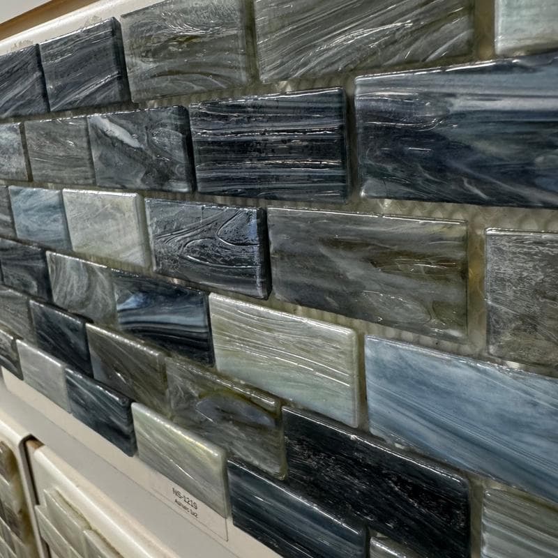 Aquabella North Seas Adriatic 1x2 Glass Mosaic 12"x12" Pool Tile (NS-1219) - Image 3