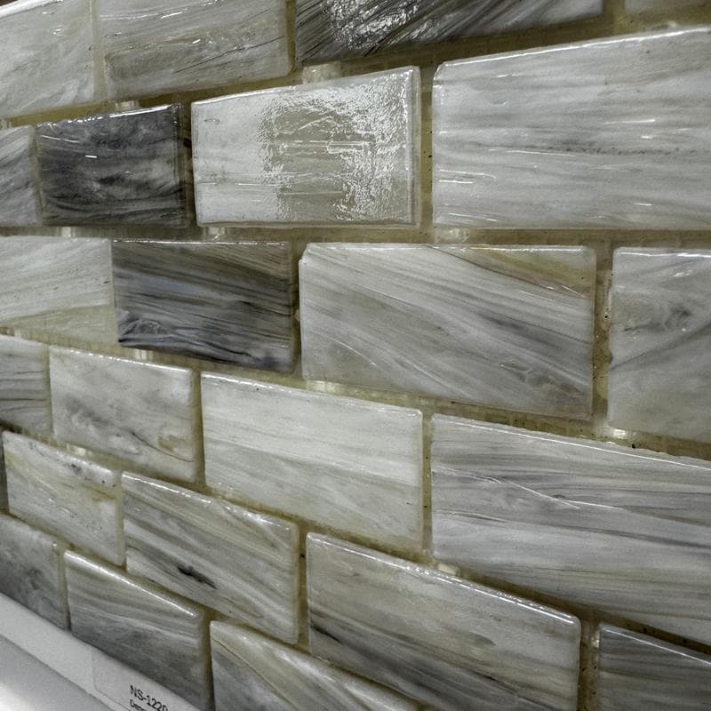 Aquabella North Seas Denmark 1x2 Glass Mosaic 12"x12" Pool Tile (NS-1220) - Image 3