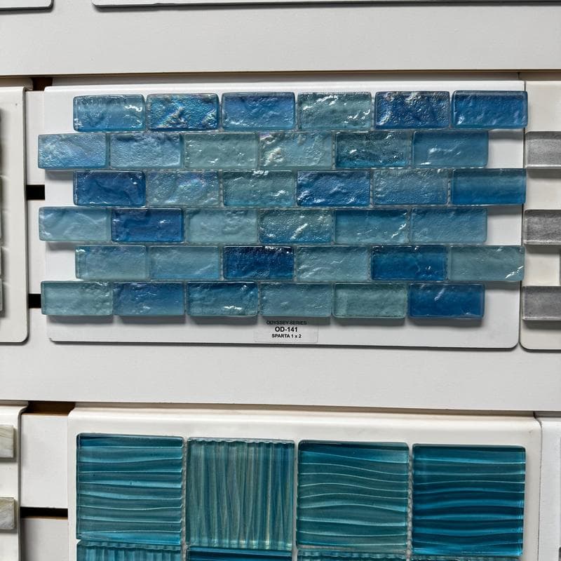 Aquabella Odyssey Sparta 1x2 Glass Mosaic 12"x12" Pool Tile (OD-141) - Image 2