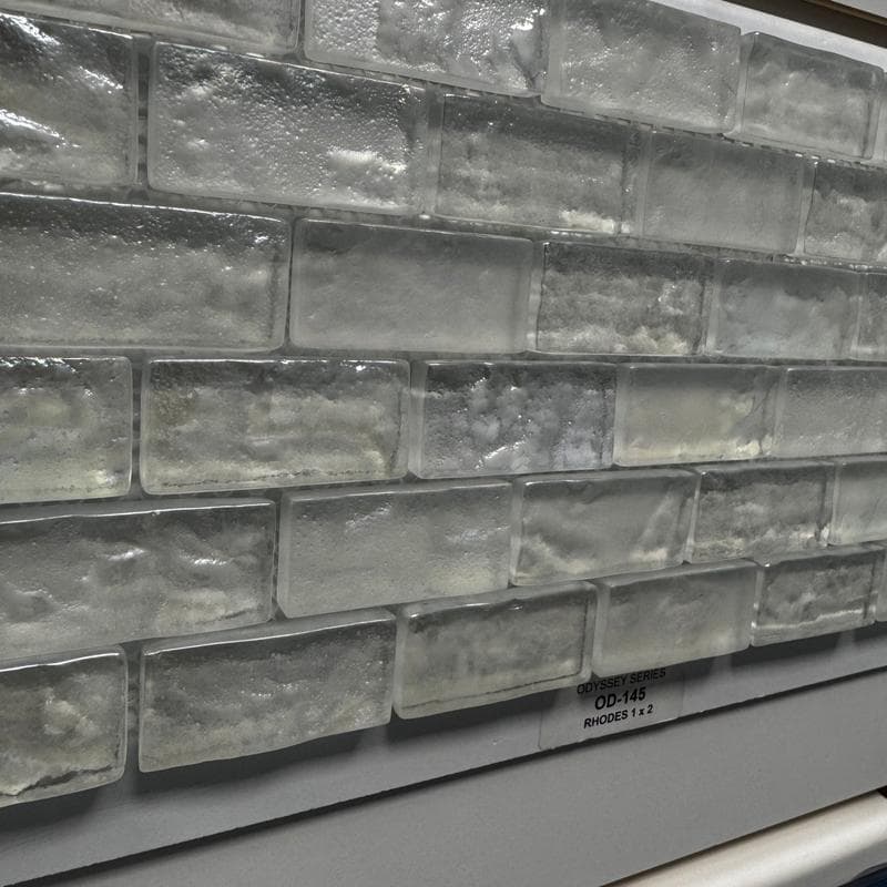 Aquabella Odyssey Rhodes 1x2 Glass Mosaic 12"x12" Pool Tile (OD-145) - Image 3