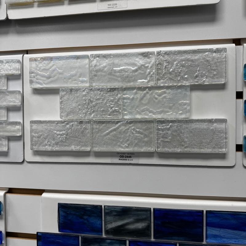 Aquabella Odyssey Rhodes 2x4 Glass Mosaic 12"x12" Pool Tile (OD-2445) - Image 3